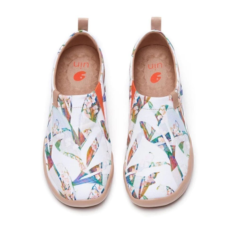 UIN Women's Canvas Lightweight Flats Walking Casual Shoes (Hidden Beauty) - Picture 3 of 8